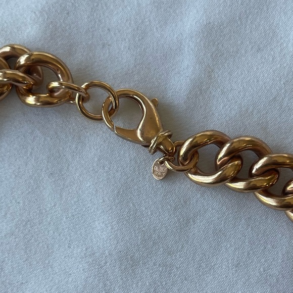 Rose Gold  Plated Chunky Lightweight Necklace - Picture 7 of 10